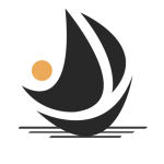 Crescent House sail and sun symbol